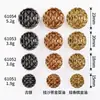 Malha Trançada de Metal Costurada à Mão Moda Exquisita Roupas de Lã, Ternos, Casacos, Corta-ventos, Botões, Botões