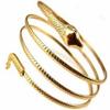 Europa y Estados Unidos pulsera de animal personalizada transfronteriza pulsera de serpiente de metal pulsera de brazo pulsera de brazo exagerada joyería al por mayor en stock