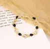 Comércio Exterior Europeu e Americano Pulseira de Cristal em Formato de Coração Feminina Pulseira de Zircônia Strass com Diamantes Pulseira Totalmente de Diamantes Explosões Transfronteiriças Amazon