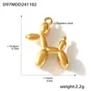 Oumika moda diy joias pingente acessórios elementos geométricos naturais banho a vácuo em forno ouro real 18K