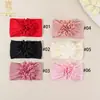 Accesorios para el cabello transfronterizos europeos y americanos para niños, diadema ancha floral de jacquard suave que no aprieta para bebé, gorro para protección de fontanela de lactante
