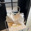 Bolsa de viagem casual de grande capacidade para mulheres, bolsa de viagem de ombro bordada chinesa, nova chegada, primavera de 2025
