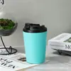 Caneca de Café 12oz Aço Inoxidável 304 Copo Térmico Portátil para Escritório Uso Doméstico Com Escala Porta-Copos de Carro Copo de Presente
