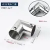 Conector em T de Aço Inoxidável 19mm 25mm 32mm Conexão para Tubo de Aço Cotovelo Peça de Fixação Quatro Vias Moldura de Montagem Acessórios