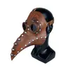 Máscara de Pájaro de la Peste Halloween Pico Punk Steam Doctor de la Peste Negra Europea Máscara Venta Caliente Amazon