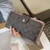 Carteira Transfronteiriça Mais Vendida para Mulheres 2025 Nova Popular Design Longo de Nicho Carteira de Luxo Bolsa Clutch de Grande Capacidade