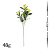 Amazon transfronterizo al por mayor flor artificial árbol de limón individual decoración del hogar de Instagram planta artificial hoja de limón planta verde