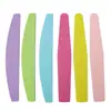 Manicure Colorida Dopamina Esfregar Fluorescente Lixa de Unha Colorida Dupla Face Lixa Fina Meia-Lua Tira de Polimento Tira de Lixa Resistente ao Desgaste