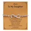 Pulsera de Cristal Ajustable Figura de Ocho Full Diamond Transfronteriza con Chapado de Cobre Platino e Incrustación de Letra, Elegante Regalo Navideño al por Mayor