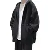 Chaqueta cárdigan para hombre, nuevo estilo otoño 2026, sudadera con cuello alto, chaqueta casual con cremallera de ajuste holgado para jóvenes, primavera y otoño