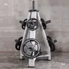 Estante para Discos de Barra para Uso en Casa, Soporte para Almacenamiento de Barra de Mancuernas, Estante de Almacenamiento para Discos de Mancuernas de Agujero Grande y Pequeño para Gimnasio