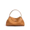 Bolso de Hombro de Moda de Piel de Vaca de Primera Capa, Bolso de Mano Sencillo Estilo Empanada, Bolso Cruzado Minimalista Nuevo de Piel Genuina, Bolso para el Trabajo