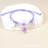 Pulsera de estudiante de narcisos de flores reales directos de fábrica, cuentas de cerámica de Jingdezhen, cuerda de mano fresca y dulce para mujeres y niños