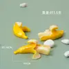 Simulación de micropaisaje adornos de fruta pequeña resina miniatura comida juego material para horquillas diy fresa accesorios decorativos accesorios