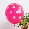 Atividade de Jardim de Infância Transparente 12 polegadas Espesso Bolinhas Látex Decoração de Primeira Festa de Aniversário Infantil Balões de Bolinhas