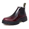 Botas Martin para Hombre de Piel de Vacuno Zapatos de Caña Alta Moda Casual Británica Botas de Cuero Botas Chelsea Botines para Hombre Retro Botas para Hombre Aumentadas