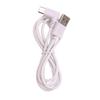 Linha de dados tipo-c em cotovelo de material PVC para atacado, núcleo duplo de quatro núcleos, linha USB tipo-c para máquina