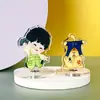 Soporte Giratorio Acrílico Foto de Personaje Personalizada Animación Bidimensional Periférico Estrella Dibujo Animado Humanoide Adornos de Escritorio