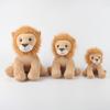 Juguete de Peluche de León Simulado Animal del Bosque Muñeco de León Regalo Creativo para Niños Muñeca Transfronteriza Cojín de Muñeca