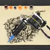 Máquina de Tatuagem Bobina Cisne Negro 8 Voltas Kit de Tatuagem Acessórios Iniciantes Prática Linha de Corte Máquina de Névoa
