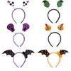 Decorações de Halloween Crianças Máscara Festa Performance Headbuckle Suprimentos Abóbora Bruxa Caveira Headband Decoração