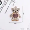 Accesorios para Joyería DIY con Diamantes, Accesorios Lindos de Oso para Funda de Teléfono Móvil, Material de Panda Estéreo de Diamantes Hecho a Mano para Salida de Aire