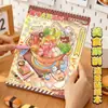 Pegatinas de Anatomía de Alimentos Estilo Vintage Pegatina Decorativa para Planificador de Postres Estilo Ins Japonés Tutorial