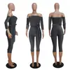 D9081 roupas femininas transfronteiriças Amazon wish quente europeu e americano feminino sexy gola de uma palavra macacão dourado e prateado