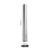 Rodillo de acero inoxidable 304 rodillo sólido herramienta para hornear rodillo para masa de dumplings palo redondo con logo láser