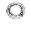 Alta elasticidad invisible no daña el cabello artefacto para recogido peine para el cabello flequillo de la frente lateral parte trasera de la cabeza cabello suelto acabado tocado