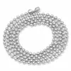 Cadena de Bolas de Acero Inoxidable 304 Etiqueta Collar Cadena de Bolas Ondulada para Cortina Cadena de Bolas Cadena para Colgar Juguetes de Peluche DIY Joyería