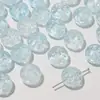 10 Contas de Gelatina de Verão Vidro Transparente Padrão de Duas Fileiras Retas Contas Pulseira de Contas de Vidro Contas Soltas DIY Feito à Mão