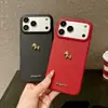 Funda de Teléfono 3D de Pony Dorado de Año Nuevo para Apple 16/17 Pro, Textura de Cuero Ip15, Festiva para 14, Unisex para 13, 12