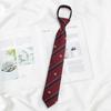 Corbata Uniforme Escolar Borgoña Jk Corbata Estilo Japonés Sin Nudo Uniforme Escolar Femenino Corbata Estilo Universitario Dk Masculino