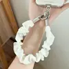 Correa de muñeca para teléfono móvil, cordón tejido, cadena para teléfono estilo scrunchie, cordón de teléfono europeo anti-robo estilo ins, cordón de muñeca