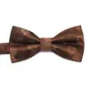 Pajaritas Jacquard de Alta Gama para Hombre, Pajaritas Vintage Multipatrón, Pajaritas para Negocios y Bodas, Al por Mayor en Stock, Personalizables