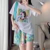 Traje Casual de Moda para Mujer Verano 2023 Nuevo Ciber Popular Reductor de Edad Elegante Camiseta de Manga Corta Shorts Traje de Dos Piezas a la Moda