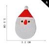 Bordado Computadorizado Yuanda Ajude Papai Noel Adesivos de Tecido Bordados Vendas Quentes Transfronteiriças Acessórios de Vestuário Adesivos Patch DIY Adesivos de Tecido