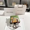 Dropshipping Bolsa Cesta de Legumes Estampada com Cor Contrastante Retrô 2025 Nova Bolsa de Balde de Alta Qualidade para o Dia a Dia Atacado