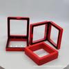 Caja Flotante Pe Caja Transparente para Empaque de Joyería Caja de Almacenamiento y Exhibición para Collares, Anillos, Pulseras Caja de Almacenamiento para Uñas Portátil