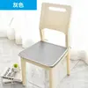 Cojín de Verano para Silla Cojín para Silla de Comedor Cojín Fresco Cojín Transpirable Antideslizante en Forma de Herradura Cojín de Asiento Trapezoidal de Seda de Hielo de Verano Estera
