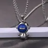 Colar de Astronauta Sense Avançado Novo Pingente de Liga para Homens Cor Desenho Animado de Astronauta Acessórios de Verão