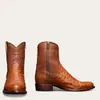 Deseo fuente transfronteriza 2026 estilo comercio exterior tacón bajo punta redonda 38-48 botas de montar de corte bajo para hombre