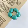 Artículos Más Vendidos Transfronterizos de Amazon: Cristal Blanco, Cristal Rosa, Piedra Tigre 12*16 Cabujón Accesorios para Incrustación DIY