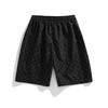 Shorts Casuais Masculinos Verão Novo Moda Solto Estampado Calções Meia Perna Bolso Grande B Shorts Paris Adolescentes