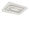 6 Lámparas de Techo Nuevas, Simples y Atmosféricas para Sala de Estar, Dormitorio, Protección Ocular, Paquete para Toda la Casa, Atenuación de Tres Colores, Luz Súper Brillante, Lámpara de Hierro de Bajo Consumo