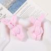 Super Lindo Peludo y Lindo Conejo Articulado DIY Tocado Accesorios para el Cabello Pasador para el Cabello Femenino Material al por Mayor para Accesorios de Funda de Teléfono Móvil