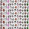 4cm Resumo de Patch Popular Transfronteiriço Tk Xiaohongshu Douyin Material DIY Acrílico Feito à Mão Peça de Acessório Cartoon