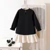 Roupas Infantis Shein Roupa Transfronteiriça para Meninas Vestido Preto Amazon Comércio Exterior