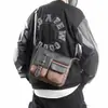 Bolso Mensajero de Cuero Genuino de Alta Gama para Hombre Bolso de Hombro Retro de Vaqueta para Hombre Diseño de Nicho Bolso Cruzado de un Solo Hombro